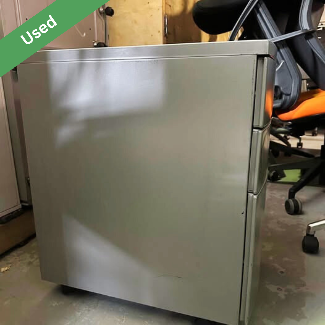 Grey Mobile Pedestal (Used) - Image 2